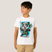 ザフィアレスパンダ忍者 Tシャツ (正面フル)