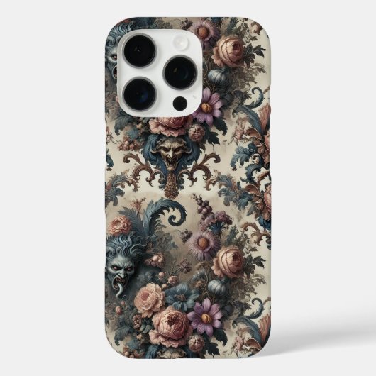 ザフィエフォーマルンド – ゴシックフローラデザイン Case-Mate iPhoneケース (裏面)