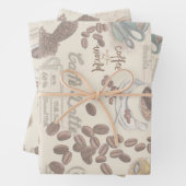 ザフィカスウェーデンコーヒーショップラッピング紙シート ラッピングペーパーシート (インサイチュ)