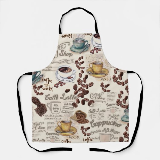 ザフィカスウェーデンコーヒーショップ エプロン (正面)