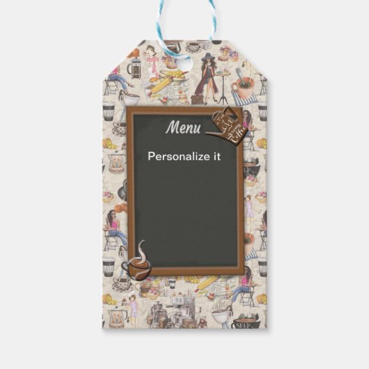 ザフィカスウェーデンコーヒーショップ ギフトタグ (正面)