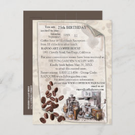 ザフィカスウェーデンコーヒーモーニングトラディション 案内ポストカード