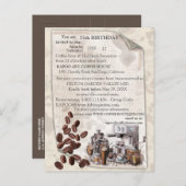 ザフィカスウェーデンコーヒーモーニングトラディション 案内ポストカード (正面/裏面)