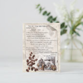 ザフィカスウェーデンコーヒーモーニングトラディション 案内ポストカード (スタンド正面)