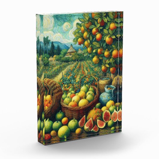 ザフィグツリーサンクチュアリインヴァンゴッホスタイル フォトブロック (左)