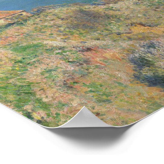 ザフィッシャーマンズハウス、ヴァレンゲヴィル、クロード・モネ ポスター (角)