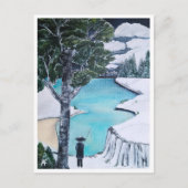 ザフィッシャーマンズバイ絵を描アルフレッドキツネ収集可能 ポストカード (正面)