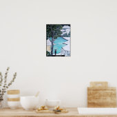 ザフィッシャーマンズバイ絵を描アルフレッドキツネ ポスター (キッチン)