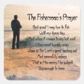 ザフィッシャーマンズ祈りの言葉 スクエアシール (正面)