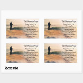 ザフィッシャーマンズ祈りの言葉 長方形シール (シート)