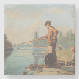 ザフィッシャーマン(魚釣りアウトドア) （釣り） （川） ストーンコースター