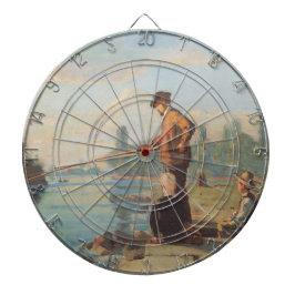 ザフィッシャーマン(魚釣りアウトドア) （釣り） （川） ダーツボード