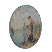 ザフィッシャーマン(魚釣りアウトドア) （釣り） （川） ダーツボード (正面左)