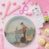 ザフィッシャーマン(魚釣りアウトドア) (釣り) (川) ペーパープレート (パーティー)