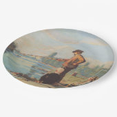 ザフィッシャーマン(魚釣りアウトドア) (釣り) (川) ペーパープレート (アングル)