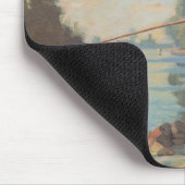 ザフィッシャーマン(魚釣りアウトドア) （釣り） （川） マウスパッド (コーナー)