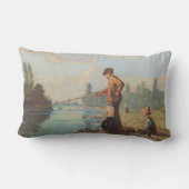 ザフィッシャーマン(魚釣りアウトドア) （釣り） （川） ランバークッション (裏面)