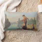 ザフィッシャーマン(魚釣りアウトドア) （釣り） （川） ランバークッション (ブランケット)