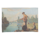 ザフィッシャーマン(魚釣りアウトドア) （釣り） （川） 枕カバー (正面右)