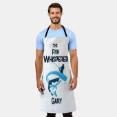 ザフィッシュウィスパー エプロン (着用した状態)