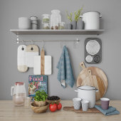 ザフィルタフローラエアフォースブルーマニプルマンダラ キッチンタオル