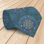 ザフィルタフローラエアフォースブルーマニプルマンダラ ネクタイ