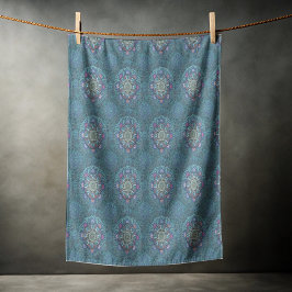 ザフィルタフローラエアフォースブルーマニプルマンダラ ビーチタオル