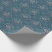 ザフィルタフローラエアフォースブルーマニプルマンダラ ラッピングペーパー (角)