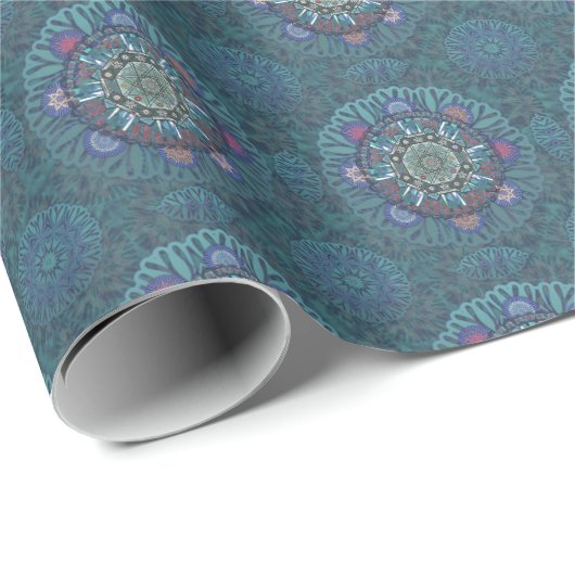 ザフィルタフローラエアフォースブルーマニプルマンダラ ラッピングペーパー (ロールコーナー)