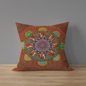 ザフィルタフローラレッドの大地主マニプル曼荼羅 クッション