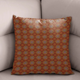 ザフィルタフローラレッドの大地主マニプル曼荼羅 クッション