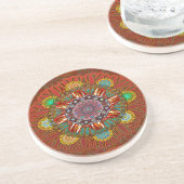 ザフィルタフローラレッドの大地主マニプル曼荼羅 コースター
