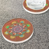 ザフィルタフローラレッドの大地主マニプル曼荼羅 コースター
