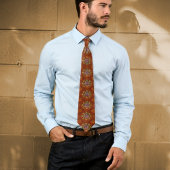 ザフィルタフローラレッドの大地主マニプル曼荼羅 ネクタイ