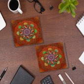 ザフィルタフローラレッドの大地主マニプル曼荼羅 ノートブック