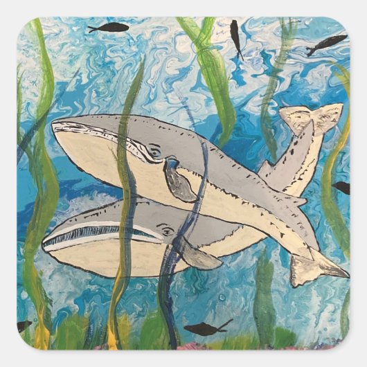 ザフィンクジラ スクエアシール (正面)