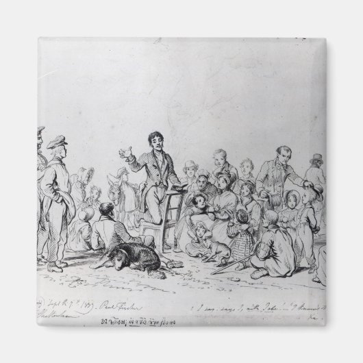 ザフィールド説教者， 1837 マグネット (正面)
