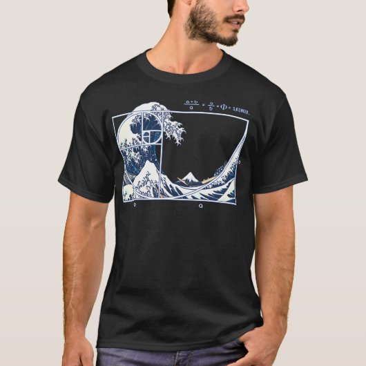 ザフィ素晴らしボナッチ波 Tシャツ (正面)