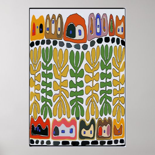 ザフェアグラウンズ抽象芸術、ニューオーリンズ ポスター (正面)