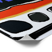 ザフェアグラウンズ抽象芸術、ニューオーリンズ ポスター (角)