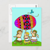 ザフェイトオブザワールドウクライナフォークアート ポストカード (正面/裏面)