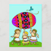 ザフェイトオブザワールドウクライナフォークアート ポストカード (正面)