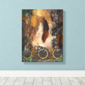 ザフェザーキャンバス印刷 キャンバスプリント (インサイチュ (ウッドフロア))