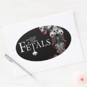 ザフェッタルオーバルトーテムステッカー 楕円形シール (封筒)