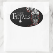 ザフェッタルオーバルトーテムステッカー 楕円形シール (バッグ)