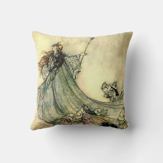 ザフェリークイーン装飾用クッション16" x 16" クッション (裏面)