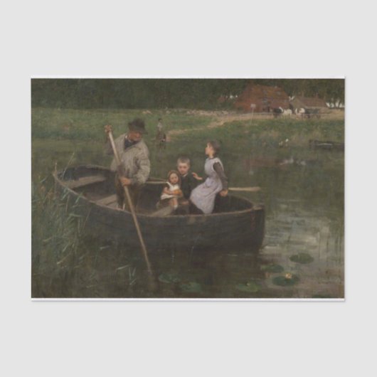 ザフェリーバイエドワードストットティッシュペーパー 薄葉紙 (正面)