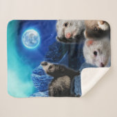 ザフェレットムーン シェルパブランケット (正面(横))