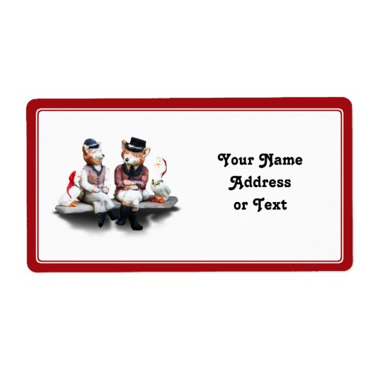 ザフォックス夫妻 ラベル (正面)