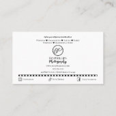 ザフォトグラファー神秘的タロット写真 名刺 (裏面)